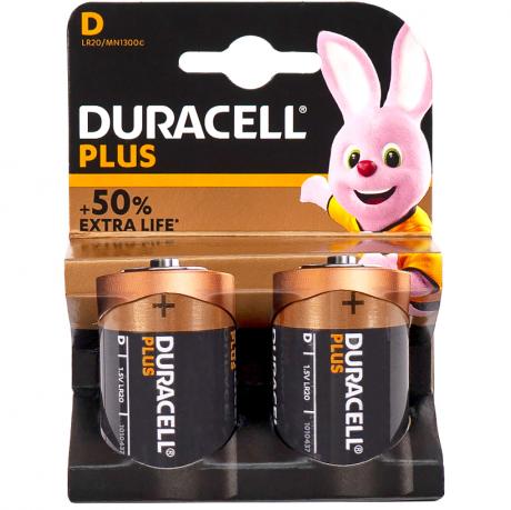 Батарейка Duracell Plus LR-20 АА по 2 штуки