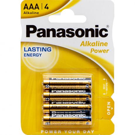 Батарейка Panasonic AAA LR03 по 4шт Alkaline Power