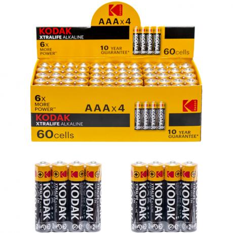 Батарейка KODAK Alkaline LR-03  AAА  60 штук