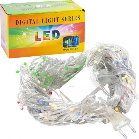 Гірлянда електрична штора 3*2 метра 320L кольорова LED D-6