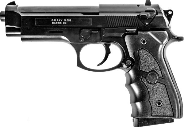 G052B Страйкбольний пістолет Galaxy Beretta 92 пластиковий