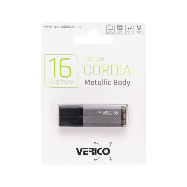 Флешка Verico USB 16Gb Cordial Silver 601286