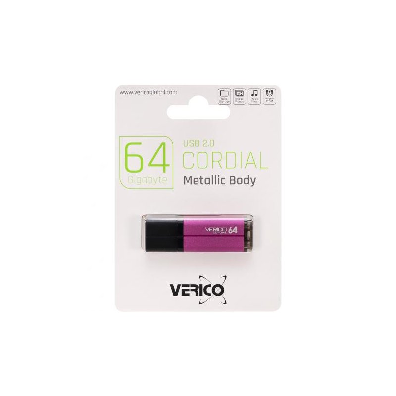 Флешка Verico USB 64Gb Cordial Pink 601446