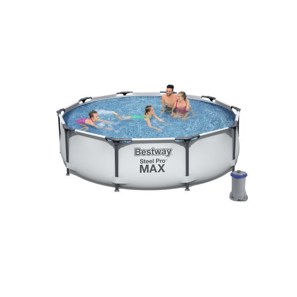 56408 Басейн каркасний у комплекті Steel Pro MAX 3.05m x 76cm Pool Set із фільтр-насосом