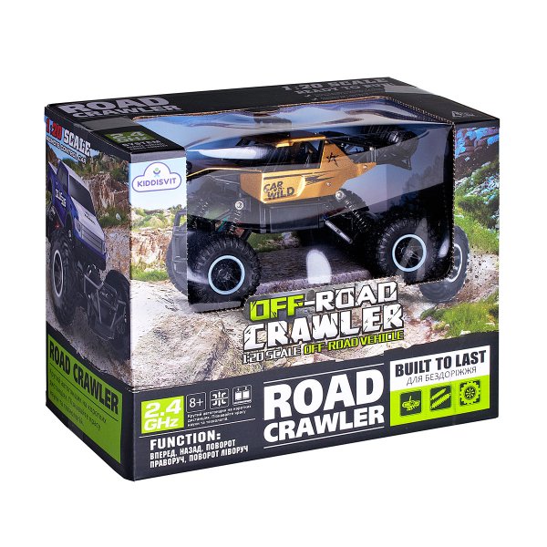 SL-109AG Автомобіль OFF-ROAD CRAWLER з р/к CAR VS WILD золотий, акум. 3,6V, метал. корпус, 1:20