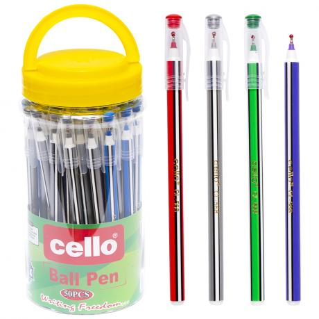 Ручка масляна Cello CL568 PVC синя