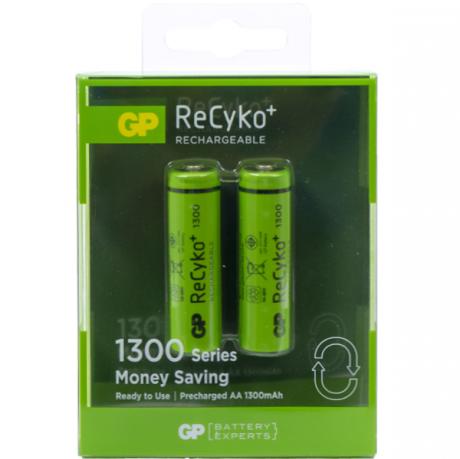 Акумулятори АА GP NiMH 130AAHСE-2GBE2 ReCyko+ 1300 mAh GP-186493