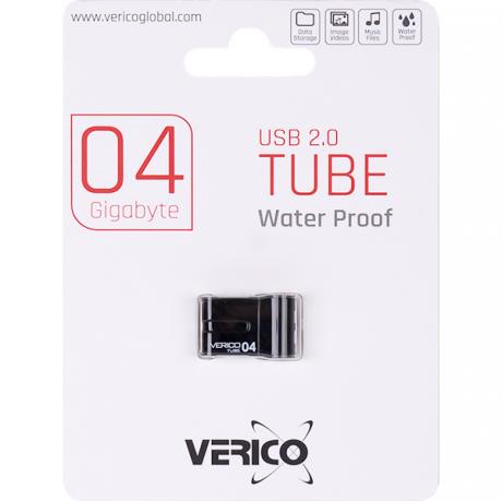 Флешка Verico USB 4Gb Tube Black 1UDOV-P8BK43-NN