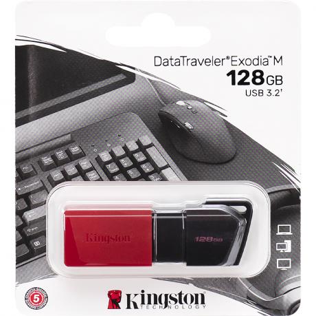 Флешка Kingston USB 128Gb DT Exodia M128GB USB 3.2  326376