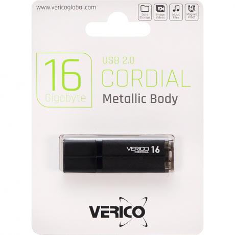 Флешка Verico USB 16Gb Cordial Black 601279