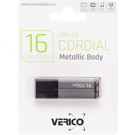 Флешка Verico USB 16Gb Cordial Silver 601286