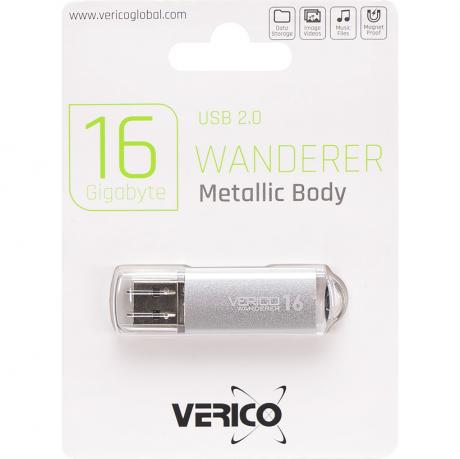 Флешка Verico USB 16Gb Wanderer Silver 600630