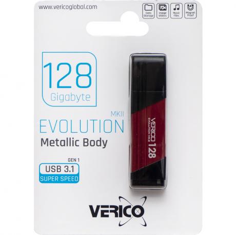 Флешка Verico USB 128Gb MKII Cardinal Red USB 3.1 603884