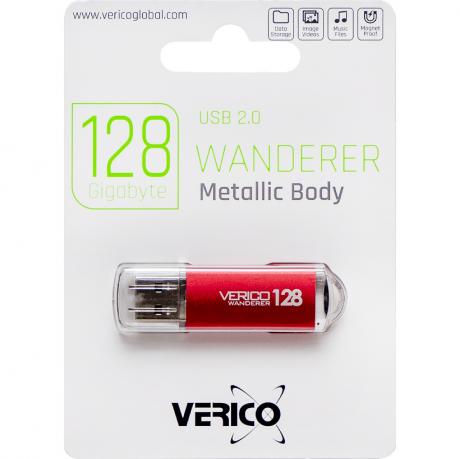 Флешка Verico USB 128Gb Wanderer Red 600838