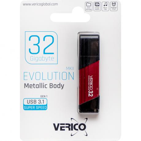 Флешка Verico USB 32Gb MKII Cardinal Red USB 3.1 016959/090274