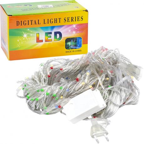 Гірлянда електрична штора 3*2 метра 240L кольорова LED D-5