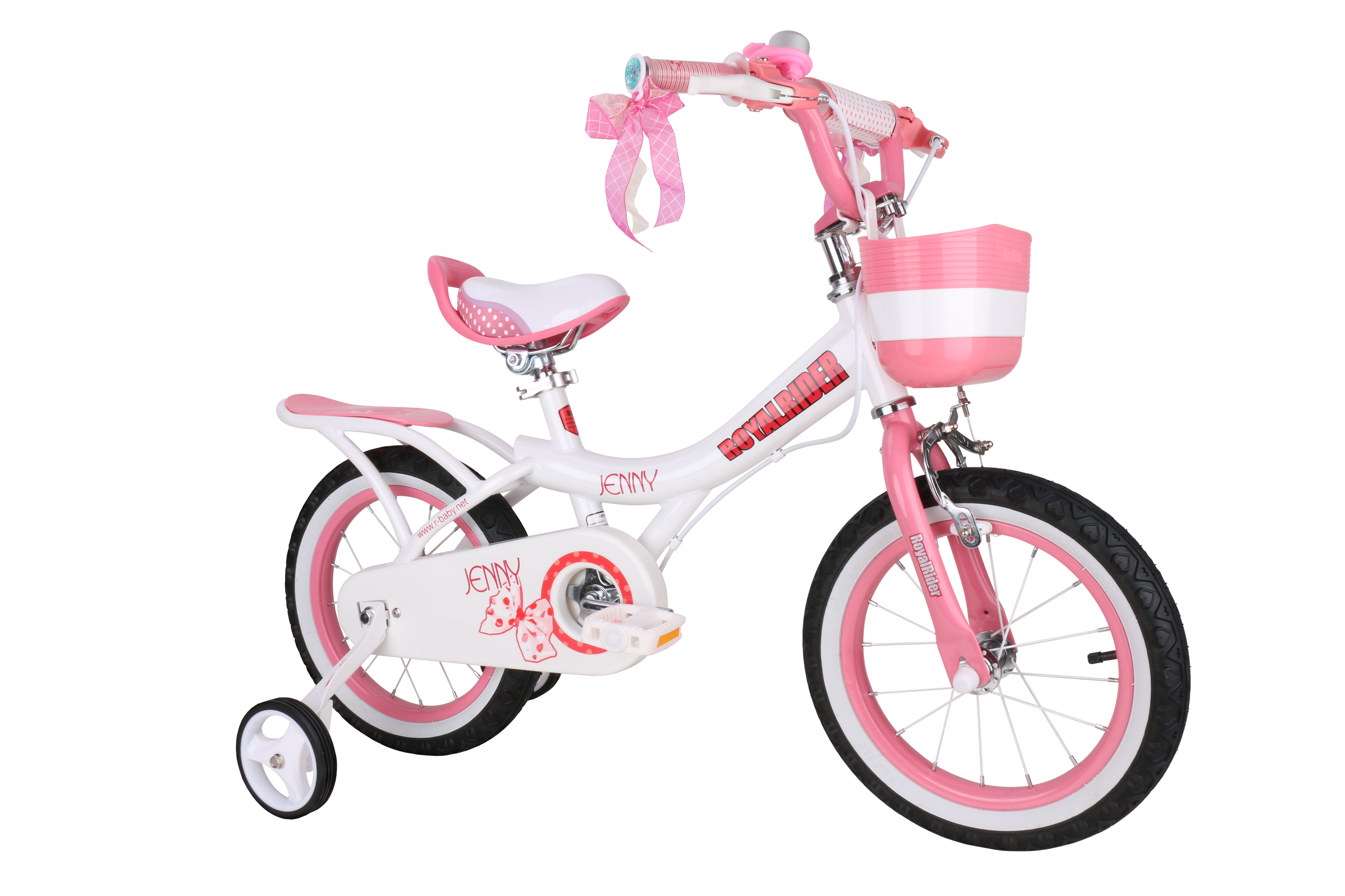 Дитячий велосипед Royal Baby Princess Jenny Girl Steel RB20 -4 РОЖЕВИЙ