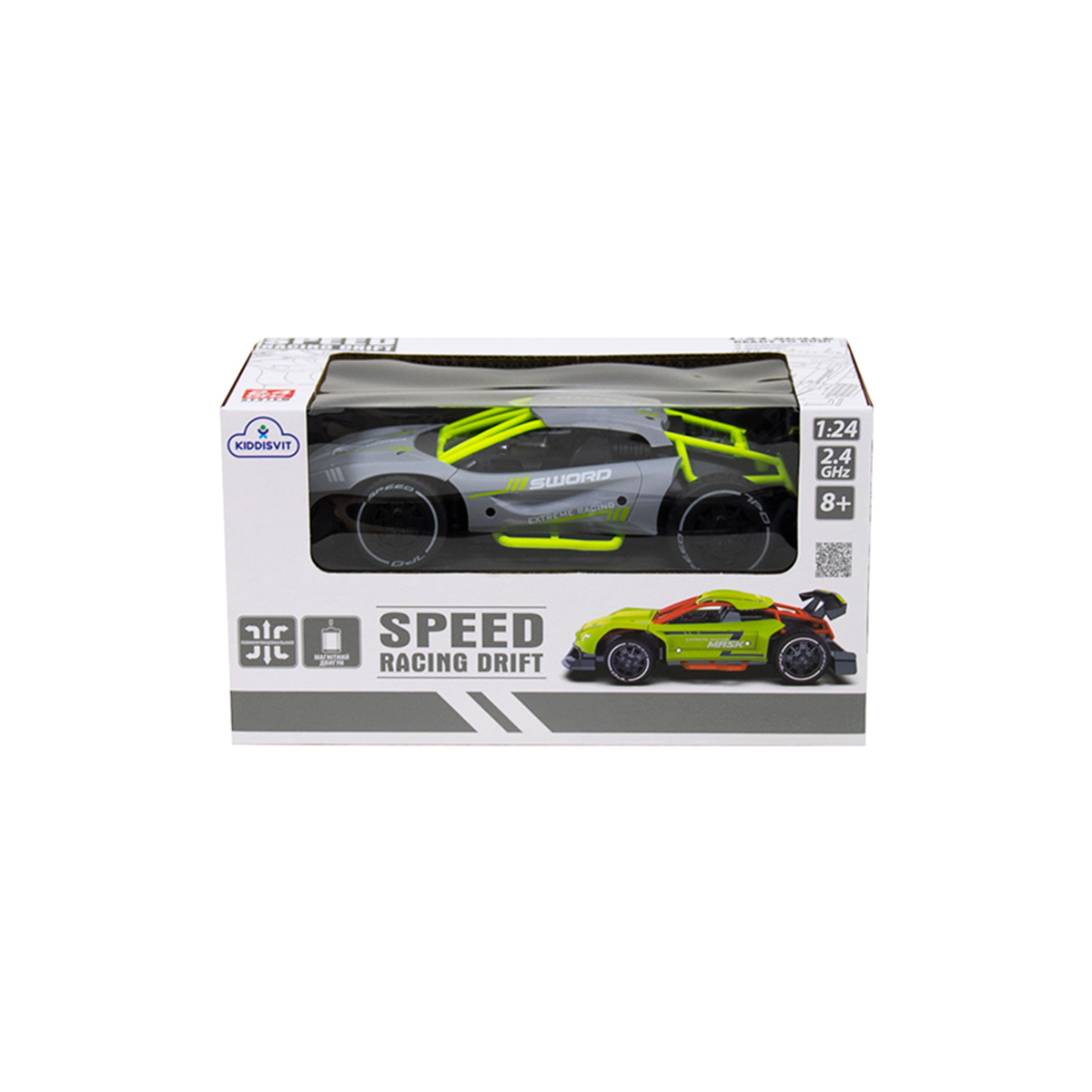 SL-289RHG Автомобіль SPEED RACING DRIFT з р/к SWORD сірий 1:24