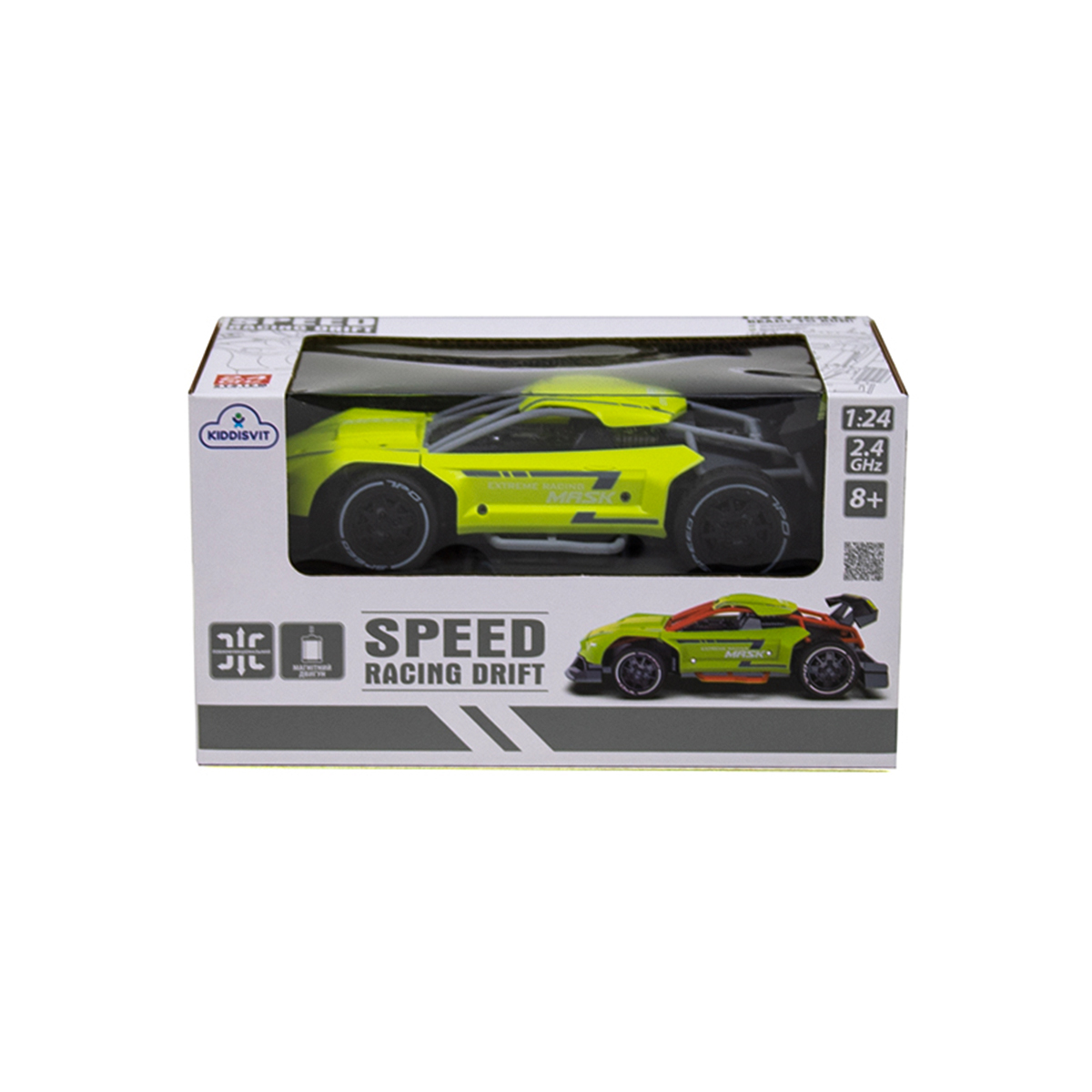 SL-290RHGR Автомобіль SPEED RACING DRIFT з р/к MASK зелений 1:24